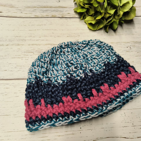Teal/Navy/Pink
