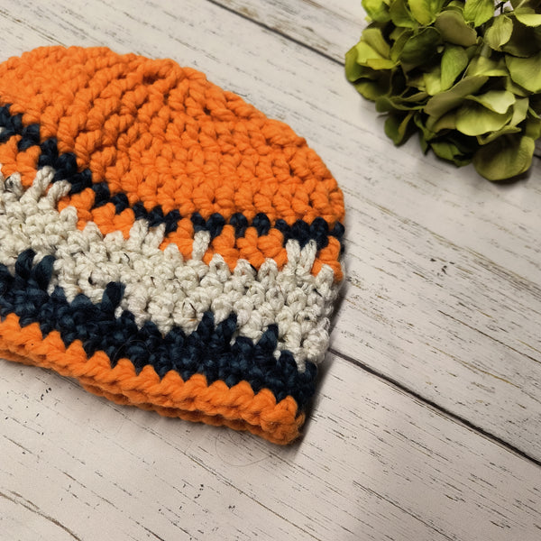 Orange/Cream/Navy