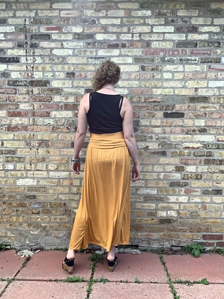 Golden Yellow Skirt- Size Medium