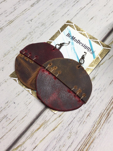 Circle/Thread-Brown/Red