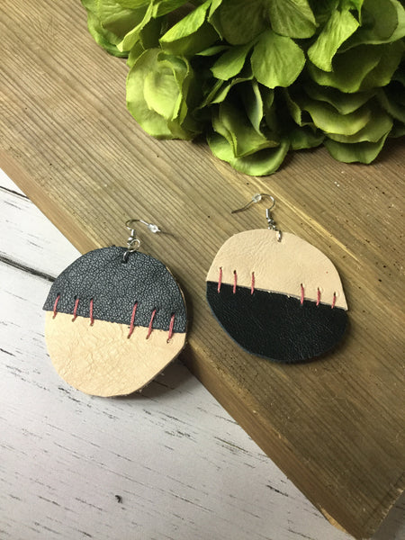 Circle/Thread- Nude, Black, Rose