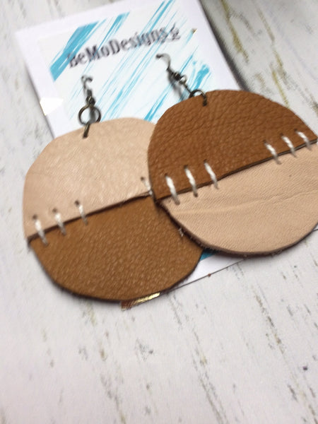 Circle/Thread- Nude/Tan