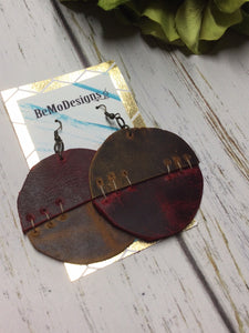 Circle/Thread-Brown/Red